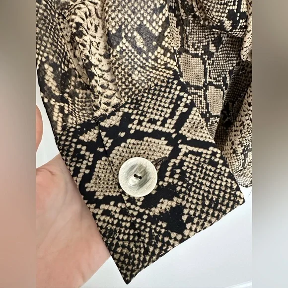 Zara sheer snake print shirt - Picture 2 of 3